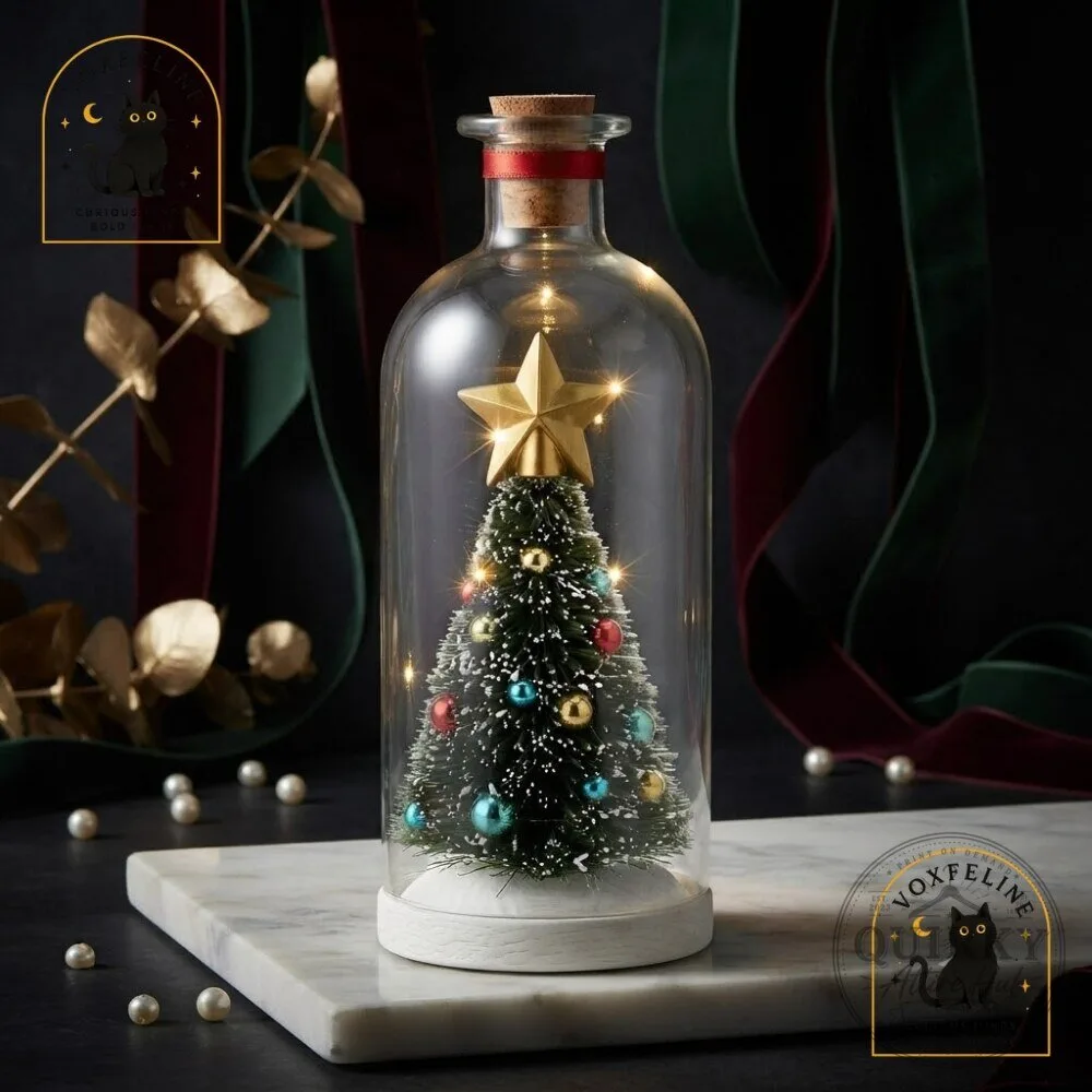8-Inch Recordable Message in a Bottle Christmas Keepsake 18 8-Inch Recordable Message in a Bottle Christmas Keepsake