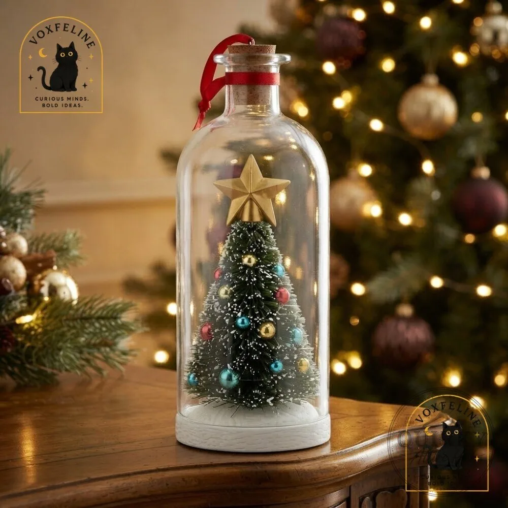 8-Inch Recordable Message in a Bottle Christmas Keepsake 20 8-Inch Recordable Message in a Bottle Christmas Keepsake