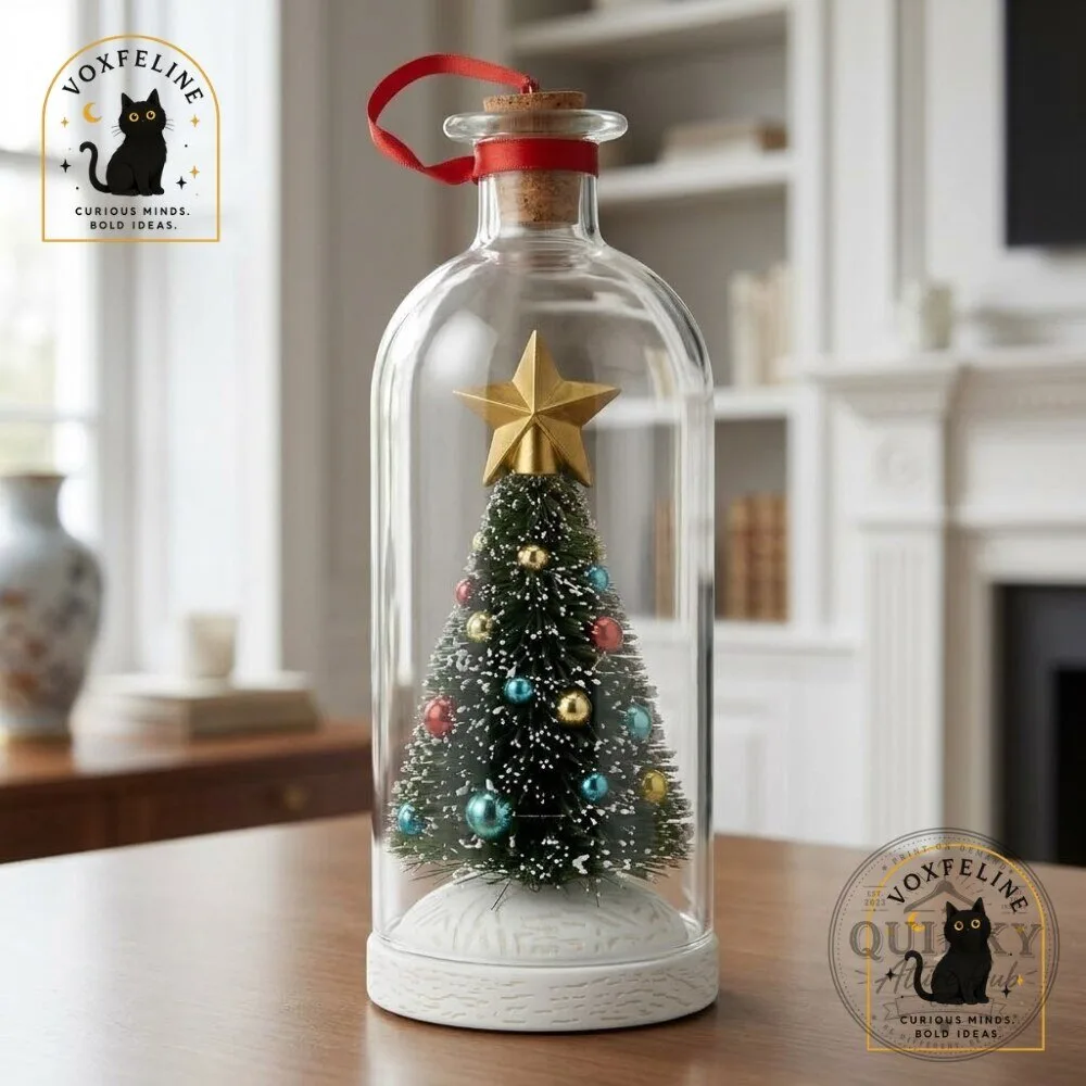 8-Inch Recordable Message in a Bottle Christmas Keepsake 21 8-Inch Recordable Message in a Bottle Christmas Keepsake