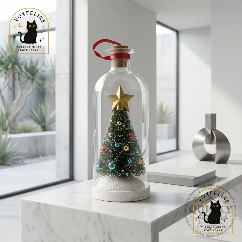 8-Inch Recordable Message in a Bottle Christmas Keepsake 23 8-Inch Recordable Message in a Bottle Christmas Keepsake