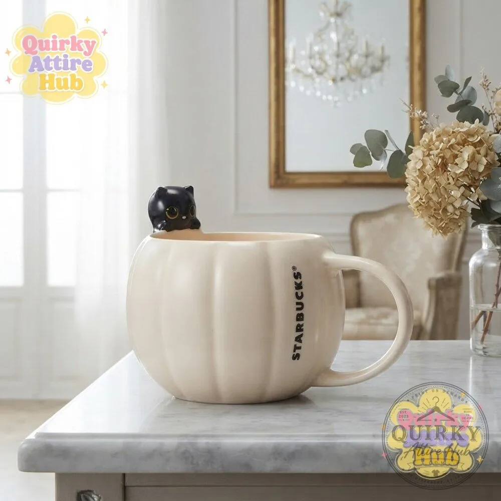 Starbucks Black Cat Pumpkin Ceramic Mug Halloween 2026 17 Starbucks Black Cat Pumpkin Ceramic Mug Halloween 2026