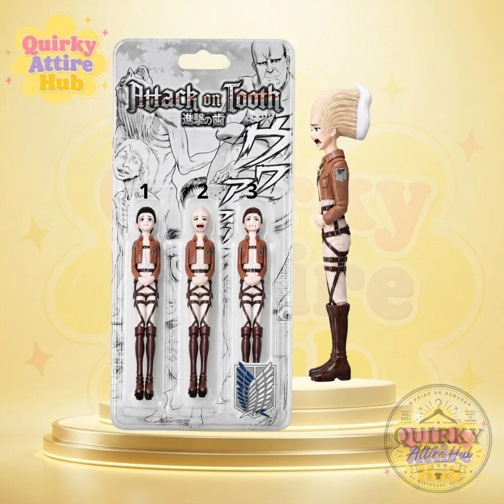 "Discover Unique Anime Collectibles: Toothbrush & Hatsune Miku Hokusai Figure" 26 Attack on Titan Inspired Toothbrush Anime Survey Corps