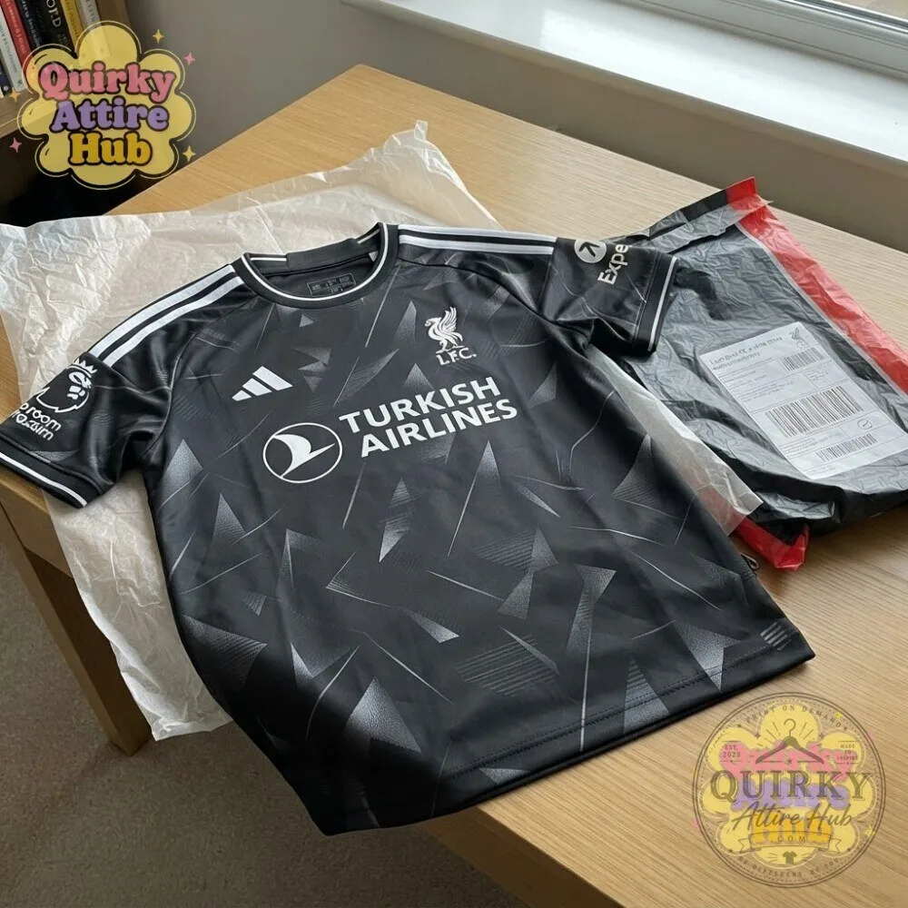 Liverpool 2027-28 Away Kit Black Base Football Jersey 18 Liverpool 2027-28 Away Kit Black Base Football Jersey