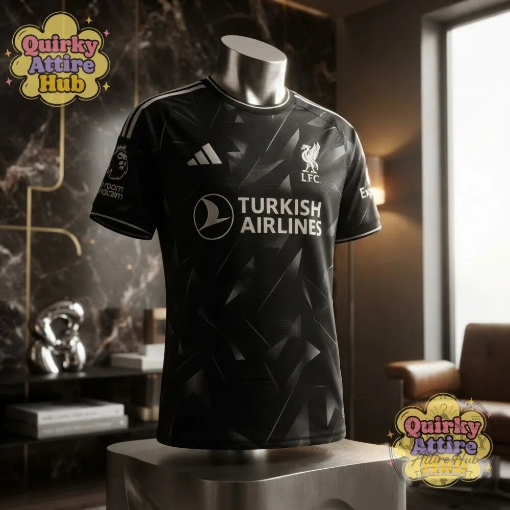 Liverpool 2027-28 Away Kit Black Base Football Jersey 24 Liverpool 2027-28 Away Kit Black Base Football Jersey