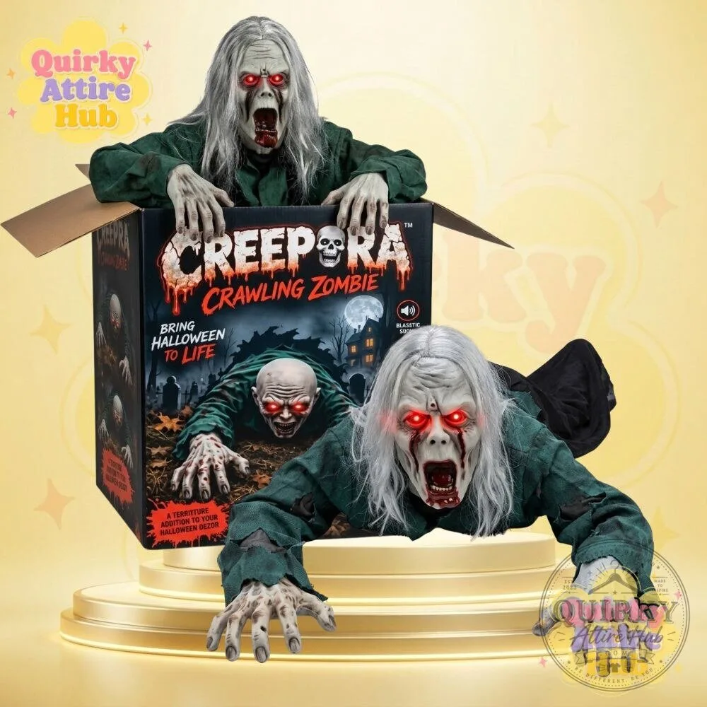 "Spookiest Crawling Zombie Animatronic: Creepy Halloween Decoration 2026" 19 Creepora Crawling Zombie Halloween Animatronic Prop Creepy Halloween Decoration