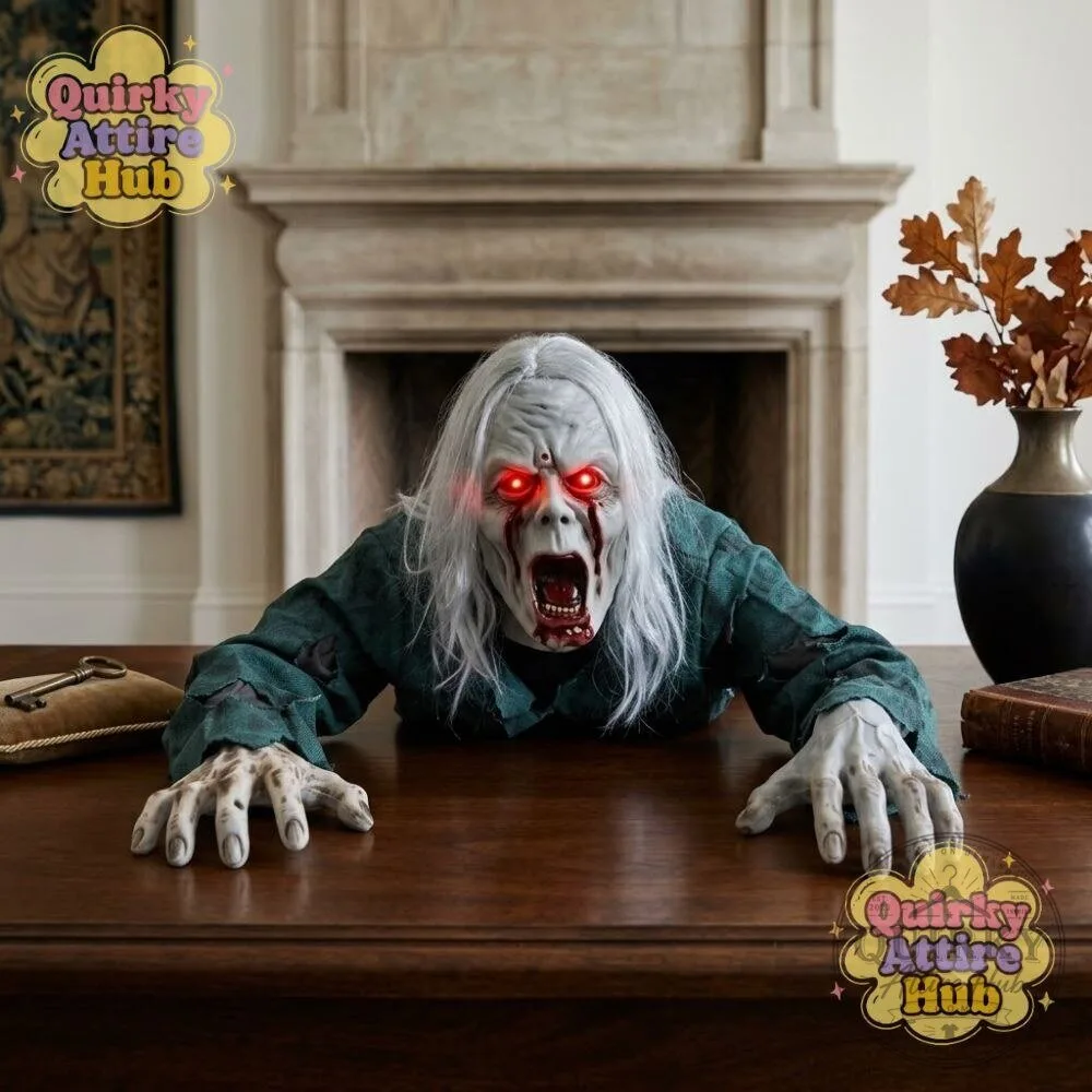 Creepora Crawling Zombie Halloween Animatronic Prop Creepy Halloween Decoration 18 Creepora Crawling Zombie Halloween Animatronic Prop Creepy Halloween Decoration