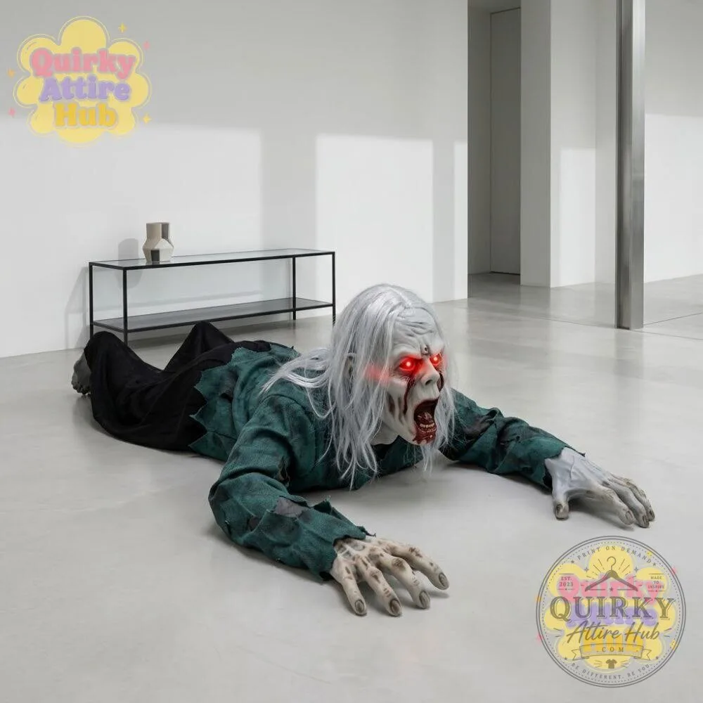 Creepora Crawling Zombie Halloween Animatronic Prop Creepy Halloween Decoration 20 Creepora Crawling Zombie Halloween Animatronic Prop Creepy Halloween Decoration
