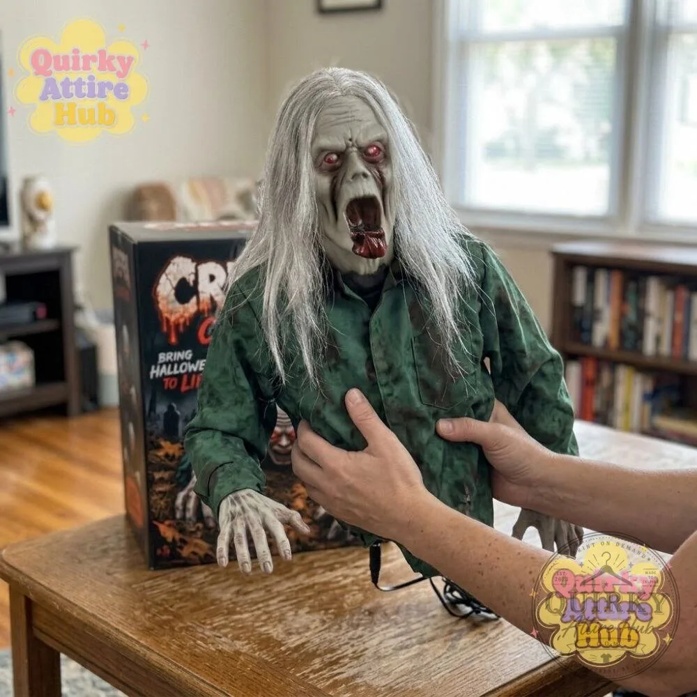 Creepora Crawling Zombie Halloween Animatronic Prop Creepy Halloween Decoration 22 Creepora Crawling Zombie Halloween Animatronic Prop Creepy Halloween Decoration
