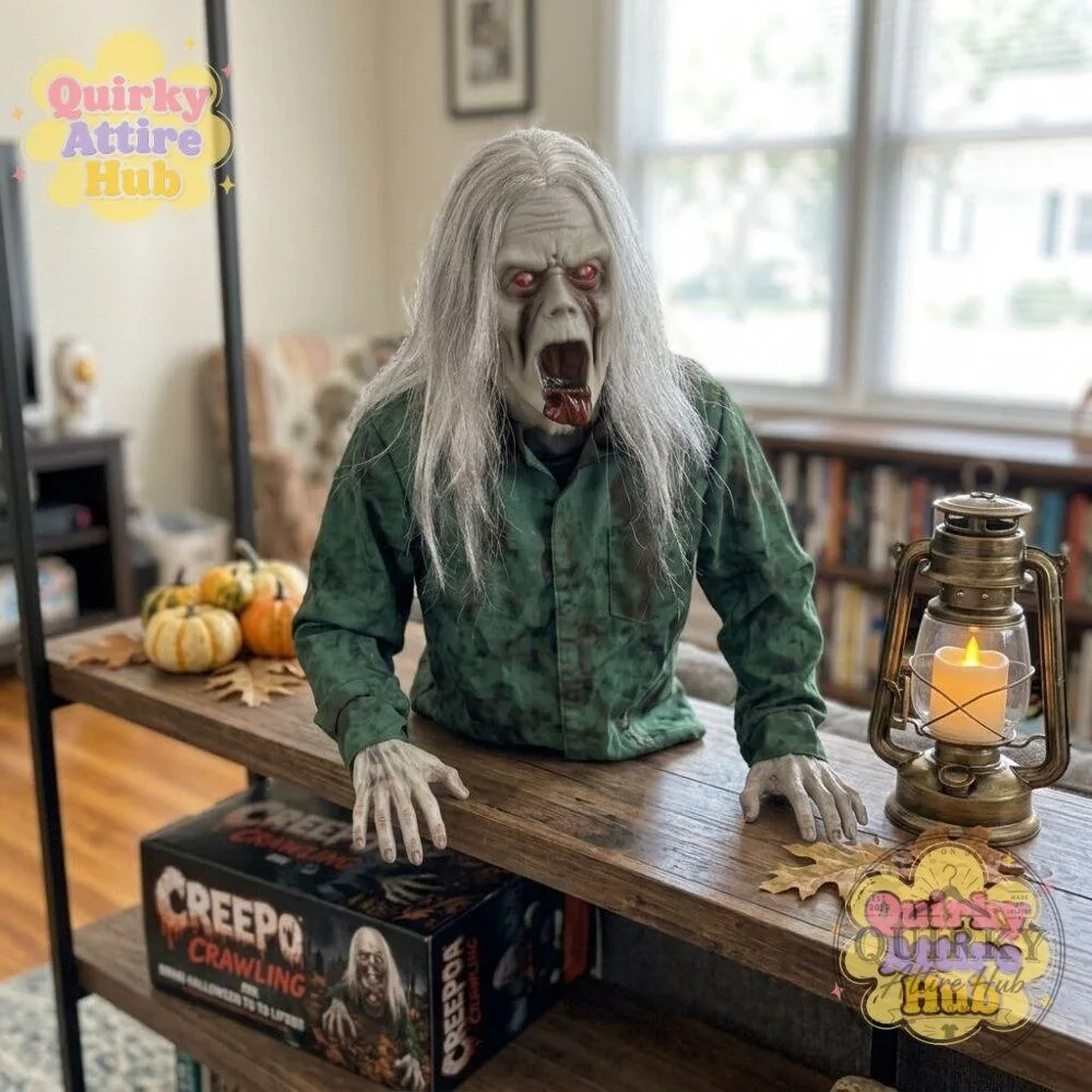 Creepora Crawling Zombie Halloween Animatronic Prop Creepy Halloween Decoration 24 Creepora Crawling Zombie Halloween Animatronic Prop Creepy Halloween Decoration