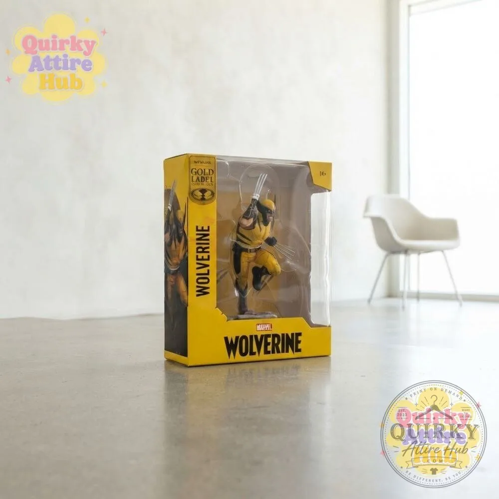 McFarlane Toys Gold Label PS5 Wolverine Statue Marvel Collectible Figure 25 McFarlane Toys Gold Label PS5 Wolverine Statue Marvel Collectible Figure