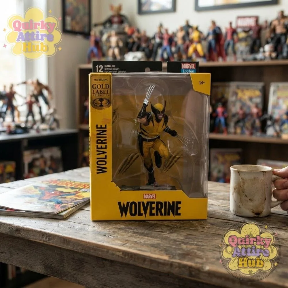 McFarlane Toys Gold Label PS5 Wolverine Statue Marvel Collectible Figure 26 McFarlane Toys Gold Label PS5 Wolverine Statue Marvel Collectible Figure
