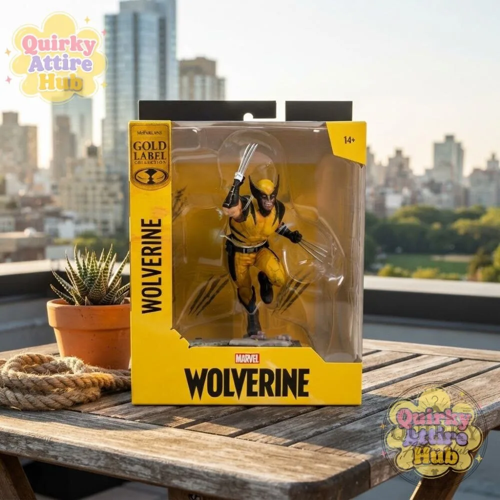 McFarlane Toys Gold Label PS5 Wolverine Statue Marvel Collectible Figure 27 McFarlane Toys Gold Label PS5 Wolverine Statue Marvel Collectible Figure