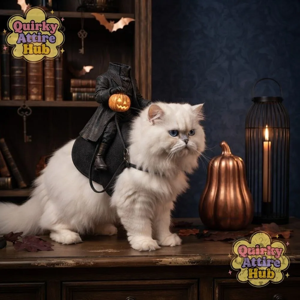 Halloween Cat Costume Headless Horseman 3D Horse Riding 22 Halloween Cat Costume Headless Horseman 3D Horse Riding
