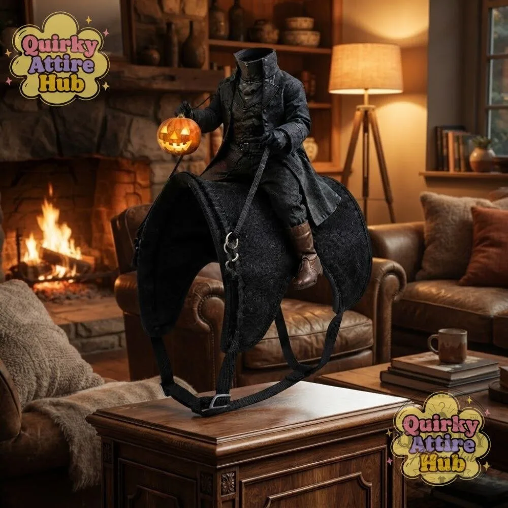 Halloween Cat Costume Headless Horseman 3D Horse Riding 30 Halloween Cat Costume Headless Horseman 3D Horse Riding