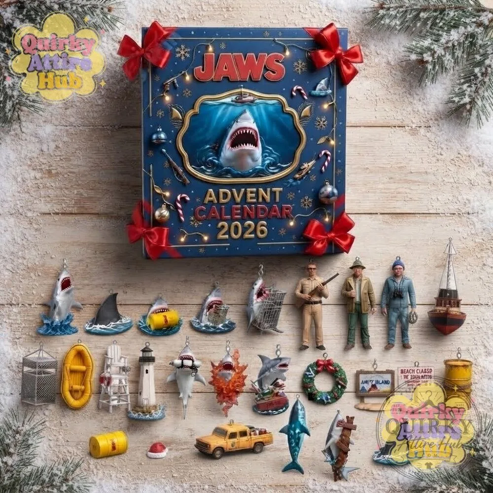 Jaws 2026 Advent Calendar 24-Collectible Movie-Themed Ornaments & Miniatures 13 Jaws 2026 Advent Calendar 24-Collectible Movie-Themed Ornaments & Miniatures