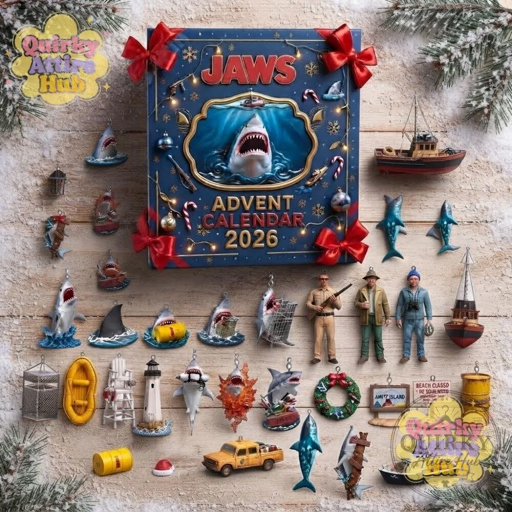 Jaws 2026 Advent Calendar 24-Collectible Movie-Themed Ornaments & Miniatures 14 Jaws 2026 Advent Calendar 24-Collectible Movie-Themed Ornaments & Miniatures