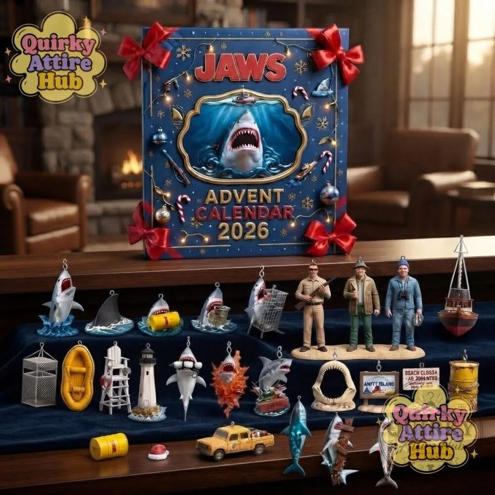 Jaws 2026 Advent Calendar 24-Collectible Movie-Themed Ornaments & Miniatures 17 Jaws 2026 Advent Calendar 24-Collectible Movie-Themed Ornaments & Miniatures