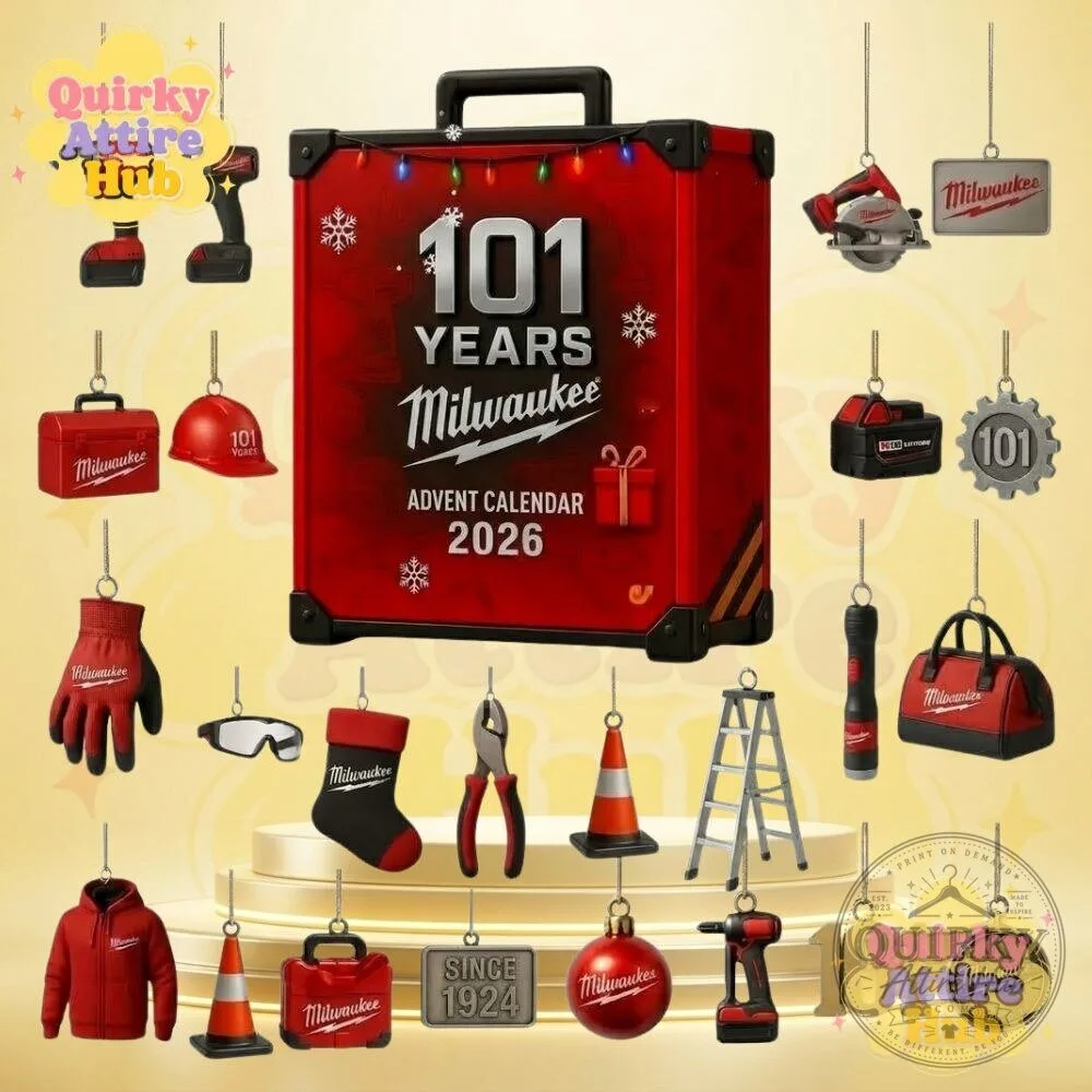 Milwaukee 101st Anniversary 2026 Advent Calendar Miniature Tool & Gear Ornaments