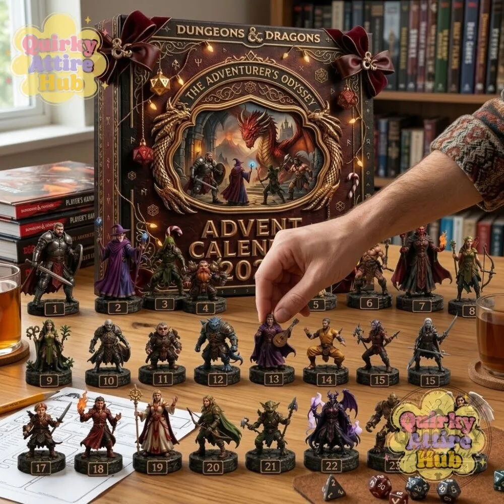 Dungeons & Dragons The Adventurers Odyssey Advent Calendar 2026 3D Red Dragon Fantasy 24 Dungeons & Dragons The Adventurers Odyssey Advent Calendar 2026 3D Red Dragon Fantasy