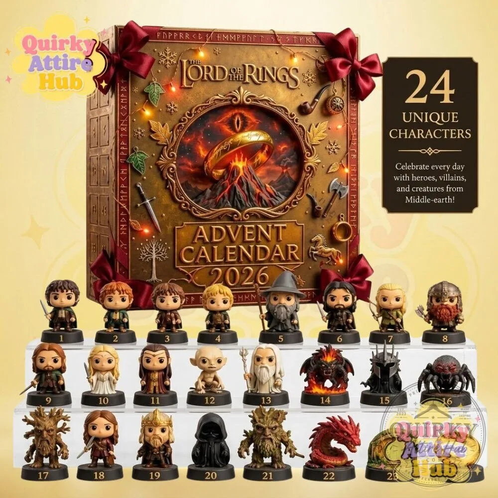 The Lord of the Rings Advent Calendar 2026 24 Numbered Middle-earth Miniature