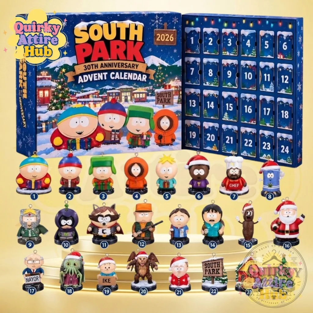 "Celebrate 2026 with South Park and WWE Advent Calendars for Christmas" 28 South Park 30th Anniversary Advent Calendar 2026