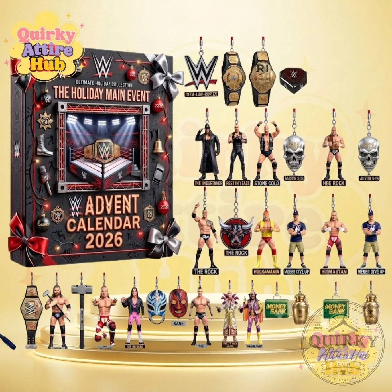 WWE Holiday Advent Calendar 2026 24-Day Christmas