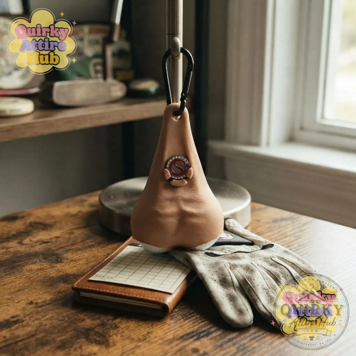 Golf Ball Testicle Sack Holder Course Balls 16 Golf Ball Testicle Sack Holder Course Balls