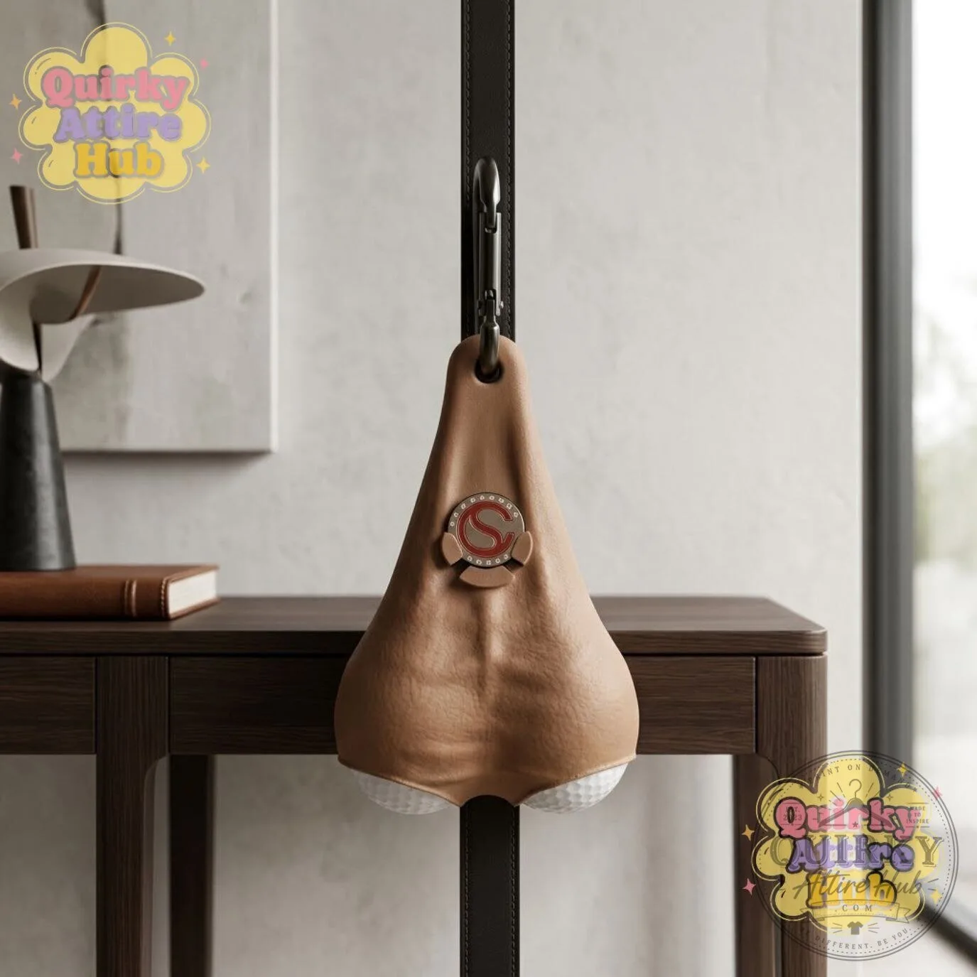 Golf Ball Testicle Sack Holder Course Balls 17 Golf Ball Testicle Sack Holder Course Balls