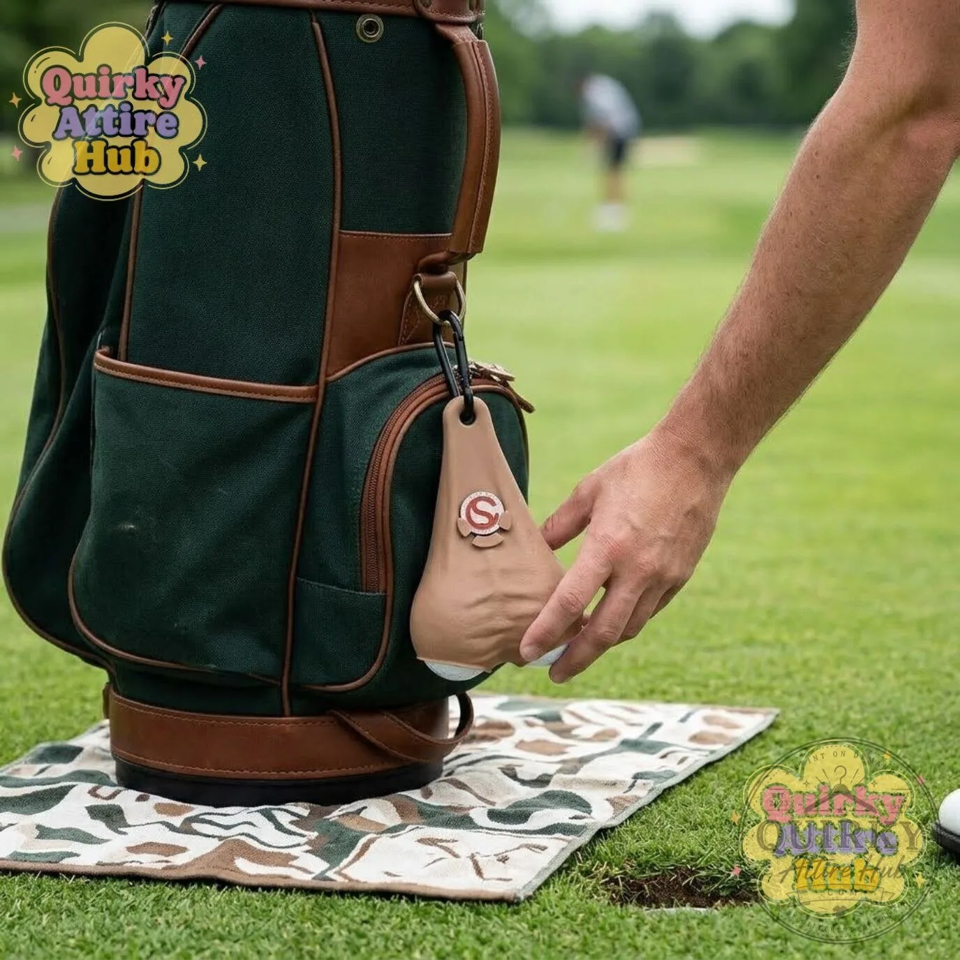 Golf Ball Testicle Sack Holder Course Balls 21 Golf Ball Testicle Sack Holder Course Balls