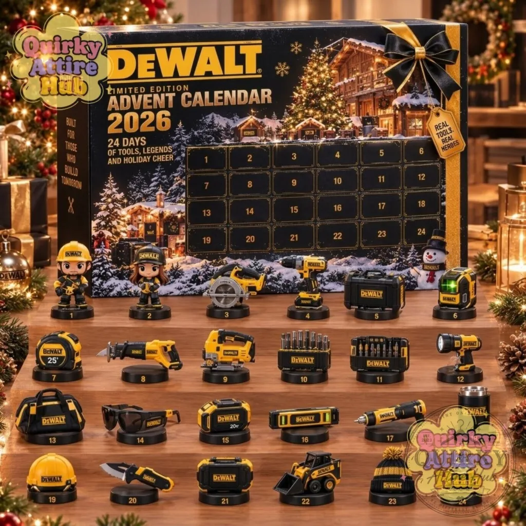 "Discover DeWalt's 2026 Advent Calendar: Limited Edition Mini Tool Models" 24 DeWalt Limited Edition Advent Calendar 2026 Miniature Tool Models