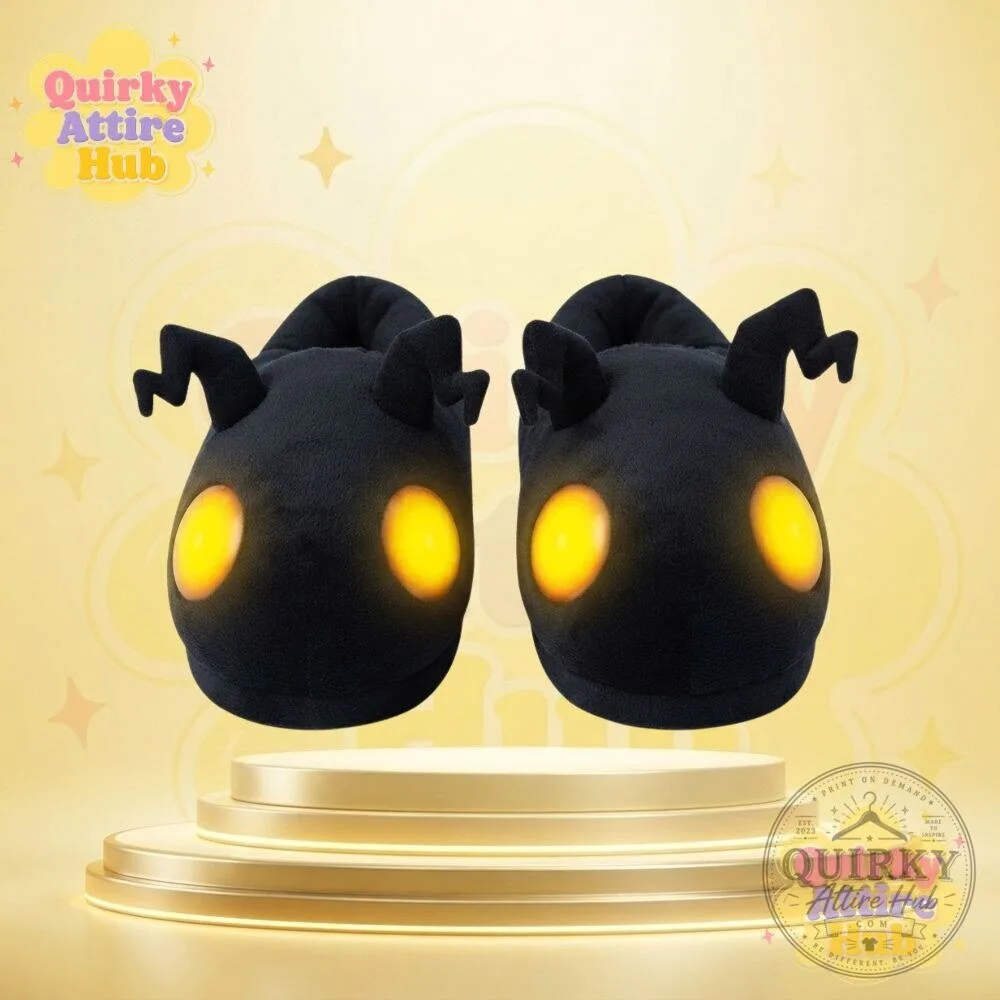 Kingdom Hearts x Fortnite Shadow Heartless Glow Eyes Shoes