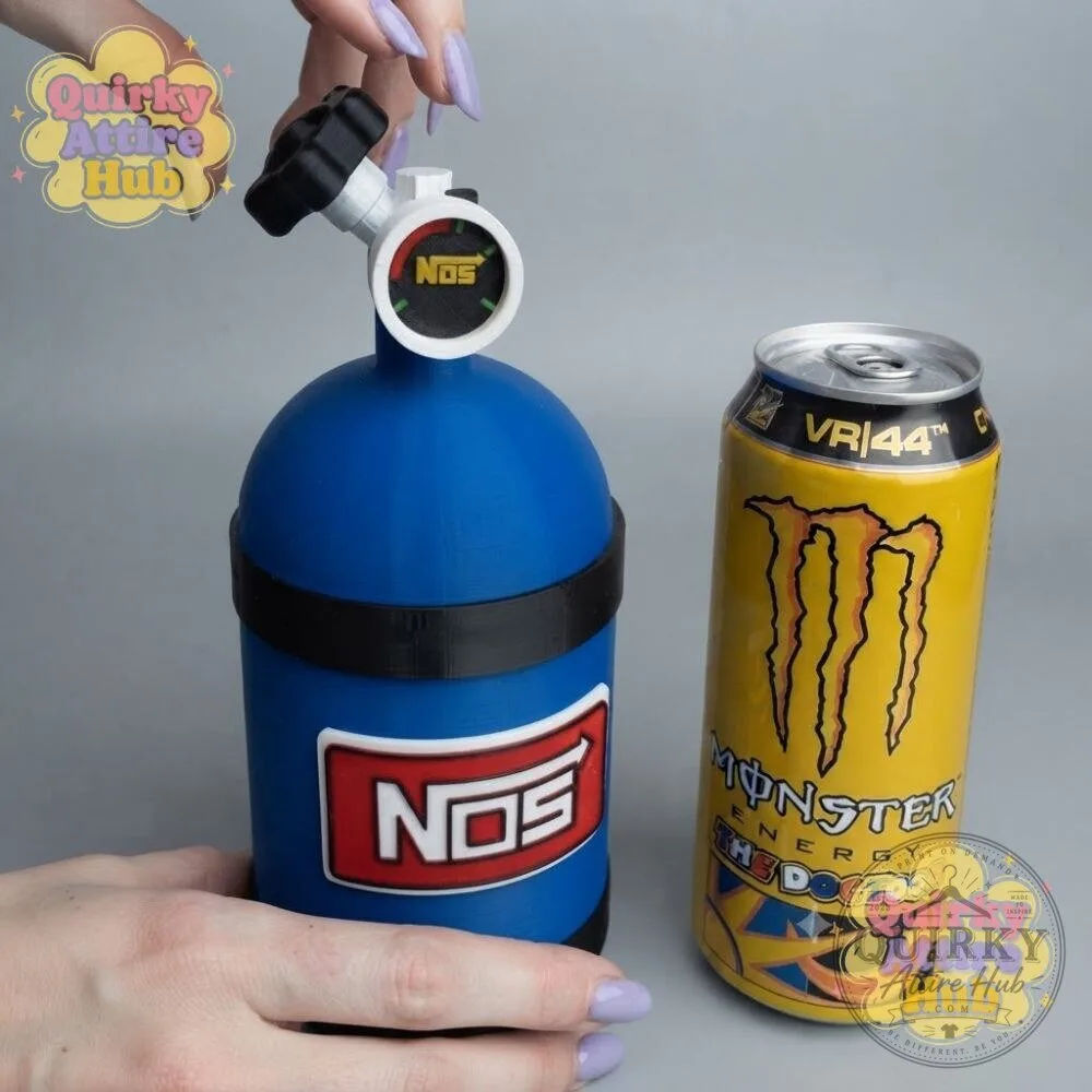 Fast & Furious Blue NOS Nitrous Bottle Style Novelty Drink Tumbler 18 Fast & Furious Blue NOS Nitrous Bottle Style Novelty Drink Tumbler