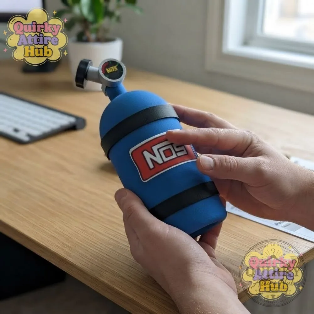 Fast & Furious Blue NOS Nitrous Bottle Style Novelty Drink Tumbler 20 Fast & Furious Blue NOS Nitrous Bottle Style Novelty Drink Tumbler