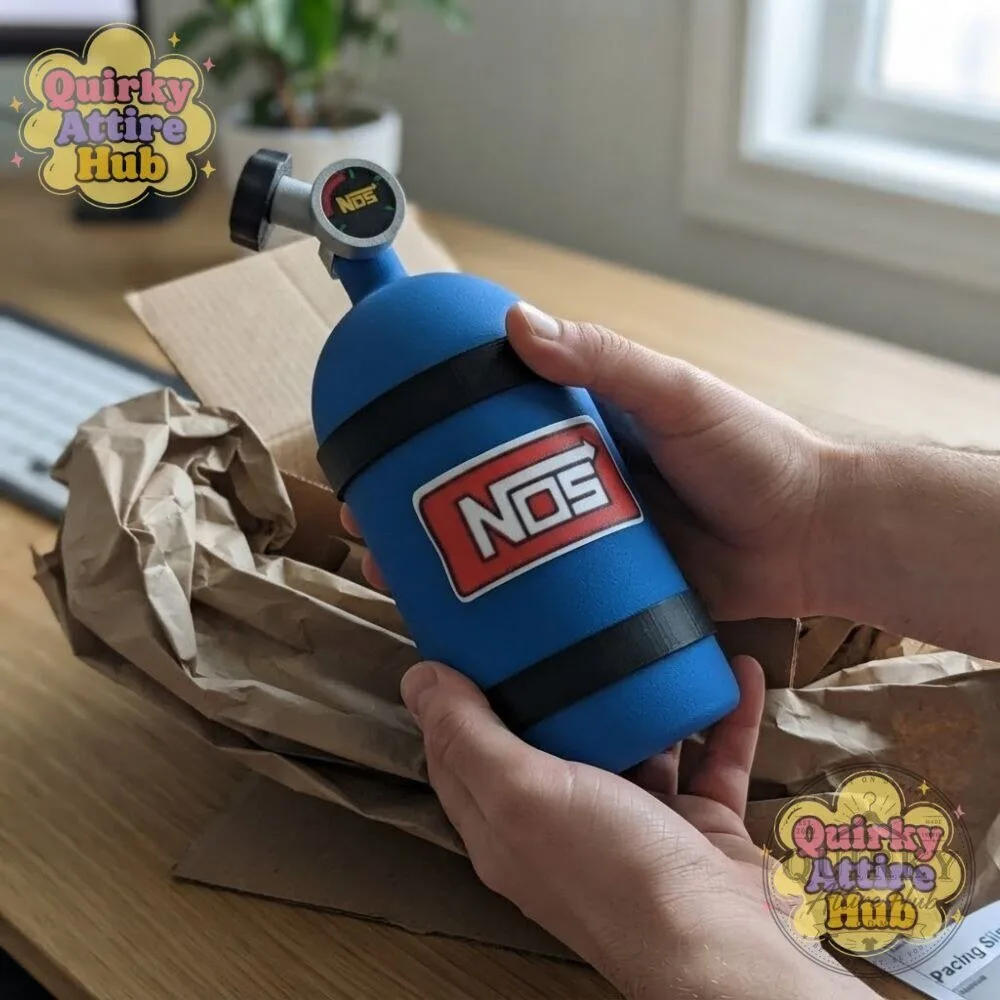 Fast & Furious Blue NOS Nitrous Bottle Style Novelty Drink Tumbler 26 Fast & Furious Blue NOS Nitrous Bottle Style Novelty Drink Tumbler