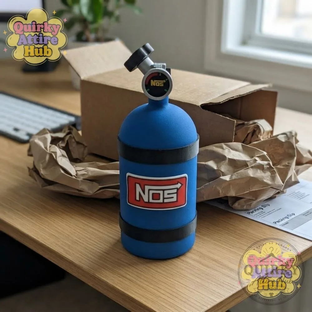 Fast & Furious Blue NOS Nitrous Bottle Style Novelty Drink Tumbler 27 Fast & Furious Blue NOS Nitrous Bottle Style Novelty Drink Tumbler