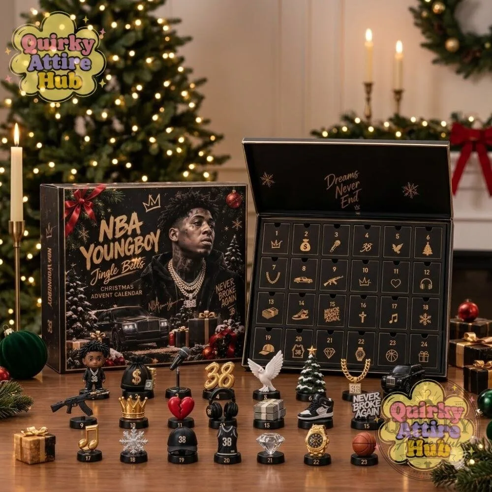 NBA YoungBoy Jingle Bells Christmas 24-Day Advent Calendar 25 NBA YoungBoy Jingle Bells Christmas 24-Day Advent Calendar