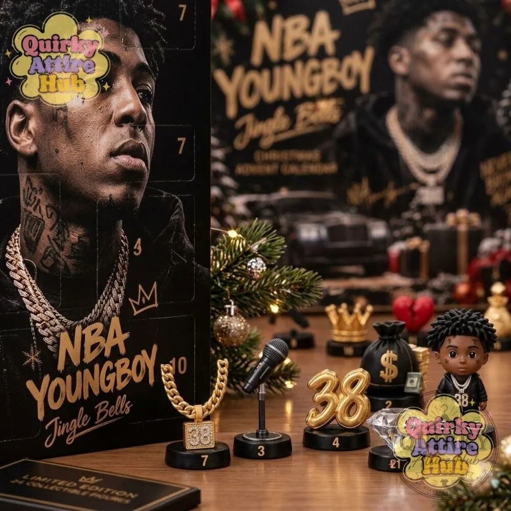 NBA YoungBoy Jingle Bells Christmas 24-Day Advent Calendar 31 NBA YoungBoy Jingle Bells Christmas 24-Day Advent Calendar