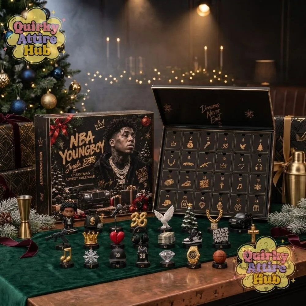 NBA YoungBoy Jingle Bells Christmas 24-Day Advent Calendar 32 NBA YoungBoy Jingle Bells Christmas 24-Day Advent Calendar