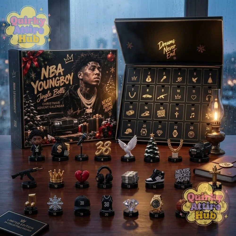 NBA YoungBoy Jingle Bells Christmas 24-Day Advent Calendar 33 NBA YoungBoy Jingle Bells Christmas 24-Day Advent Calendar