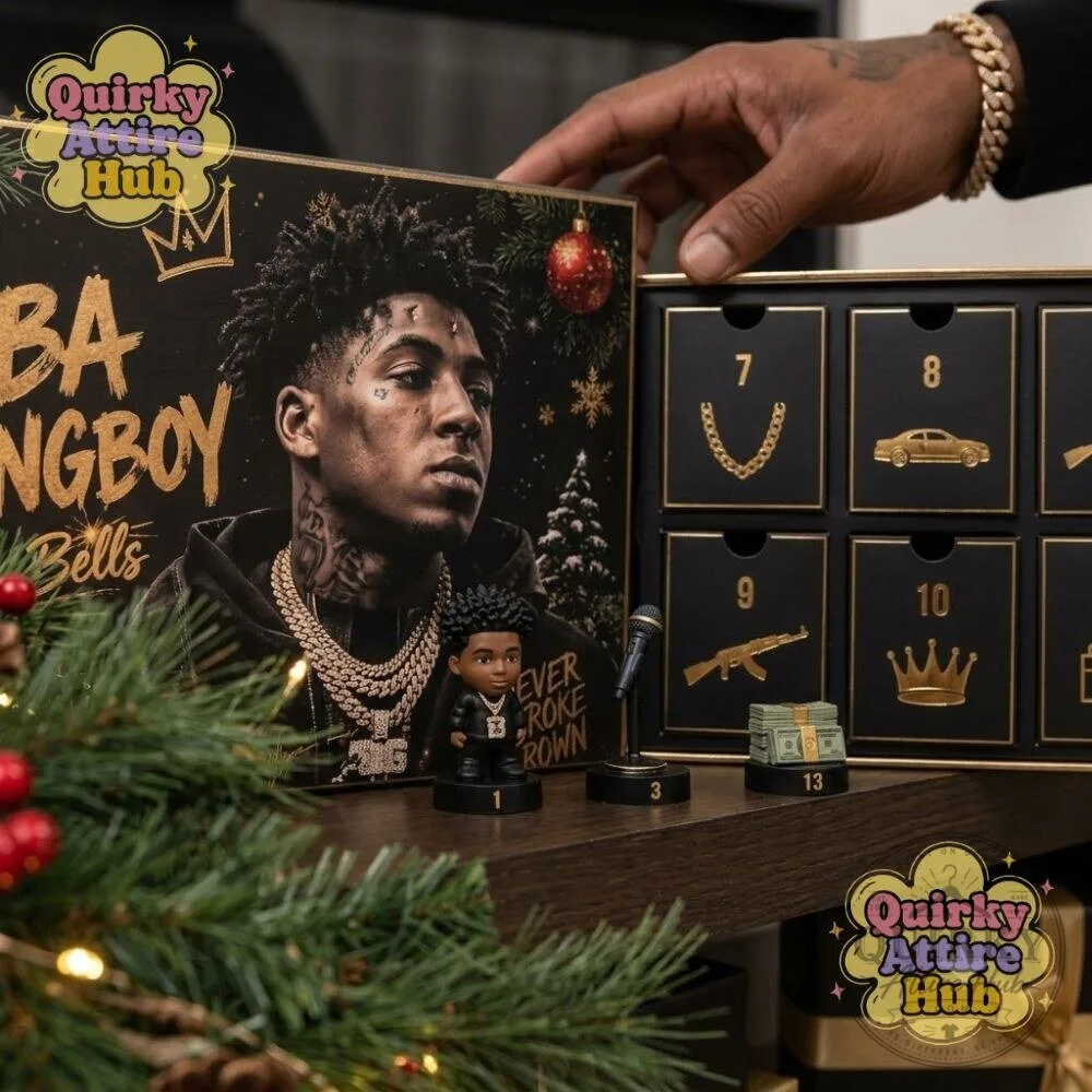 NBA YoungBoy Jingle Bells Christmas 24-Day Advent Calendar 38 NBA YoungBoy Jingle Bells Christmas 24-Day Advent Calendar