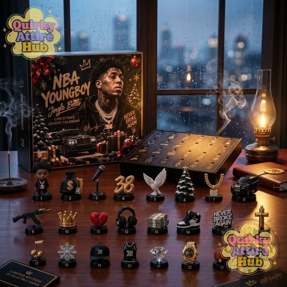 NBA YoungBoy Jingle Bells Christmas 24-Day Advent Calendar 40 NBA YoungBoy Jingle Bells Christmas 24-Day Advent Calendar