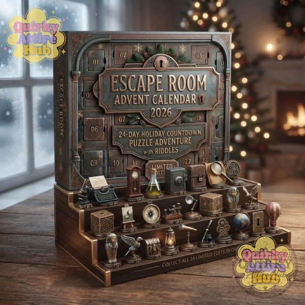 Escape Room Advent Calendar 2026 24-Day Holiday Countdown Puzzle Adventure with Riddles 15 Escape Room Advent Calendar 2026 24-Day Holiday Countdown Puzzle Adventure with Riddles