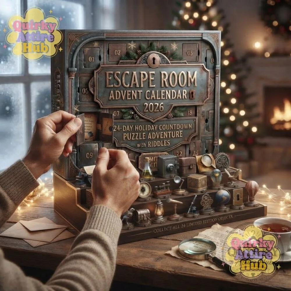 Escape Room Advent Calendar 2026 24-Day Holiday Countdown Puzzle Adventure with Riddles 16 Escape Room Advent Calendar 2026 24-Day Holiday Countdown Puzzle Adventure with Riddles