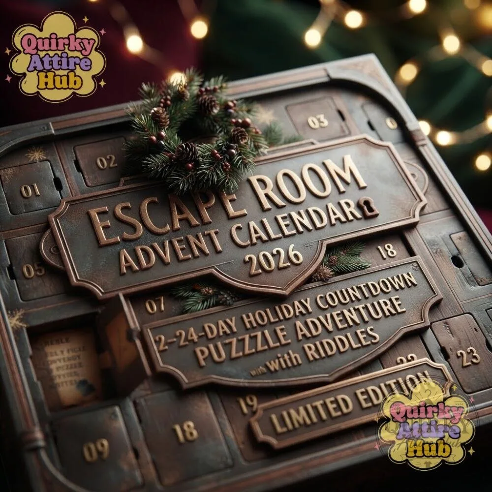 Escape Room Advent Calendar 2026 24-Day Holiday Countdown Puzzle Adventure with Riddles 17 Escape Room Advent Calendar 2026 24-Day Holiday Countdown Puzzle Adventure with Riddles