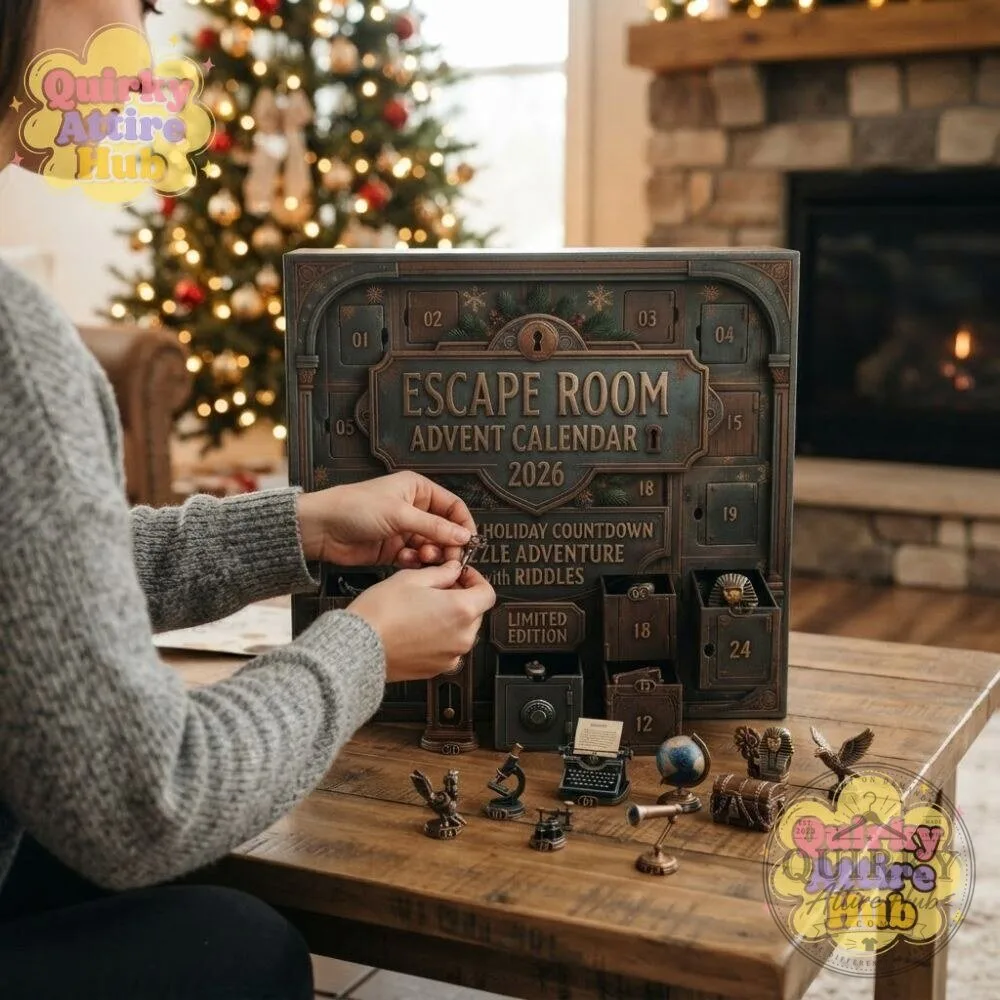 Escape Room Advent Calendar 2026 24-Day Holiday Countdown Puzzle Adventure with Riddles 22 Escape Room Advent Calendar 2026 24-Day Holiday Countdown Puzzle Adventure with Riddles