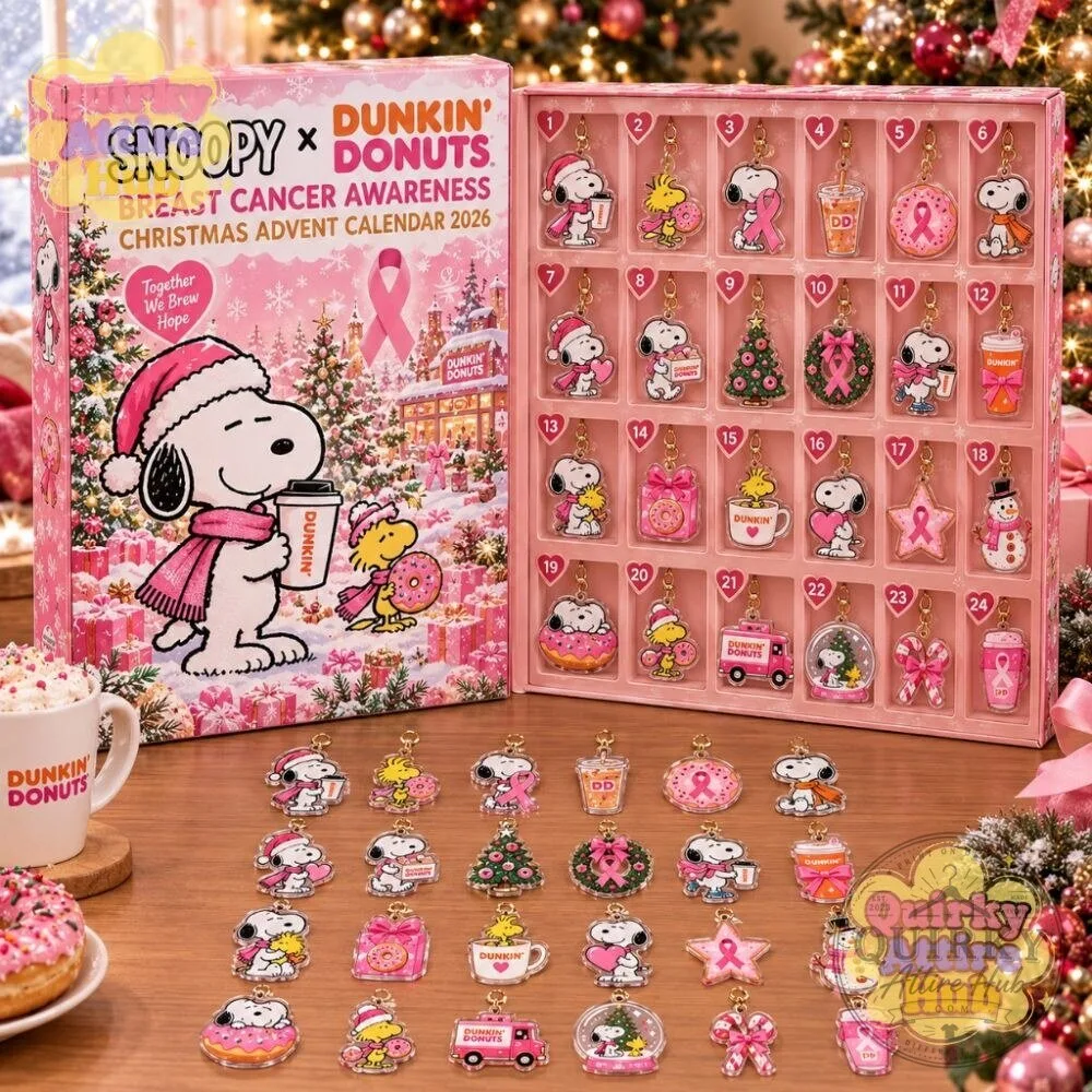 Snoopy x Dunkin’ Donuts Advent Calendar 2026 White Christmas Countdown