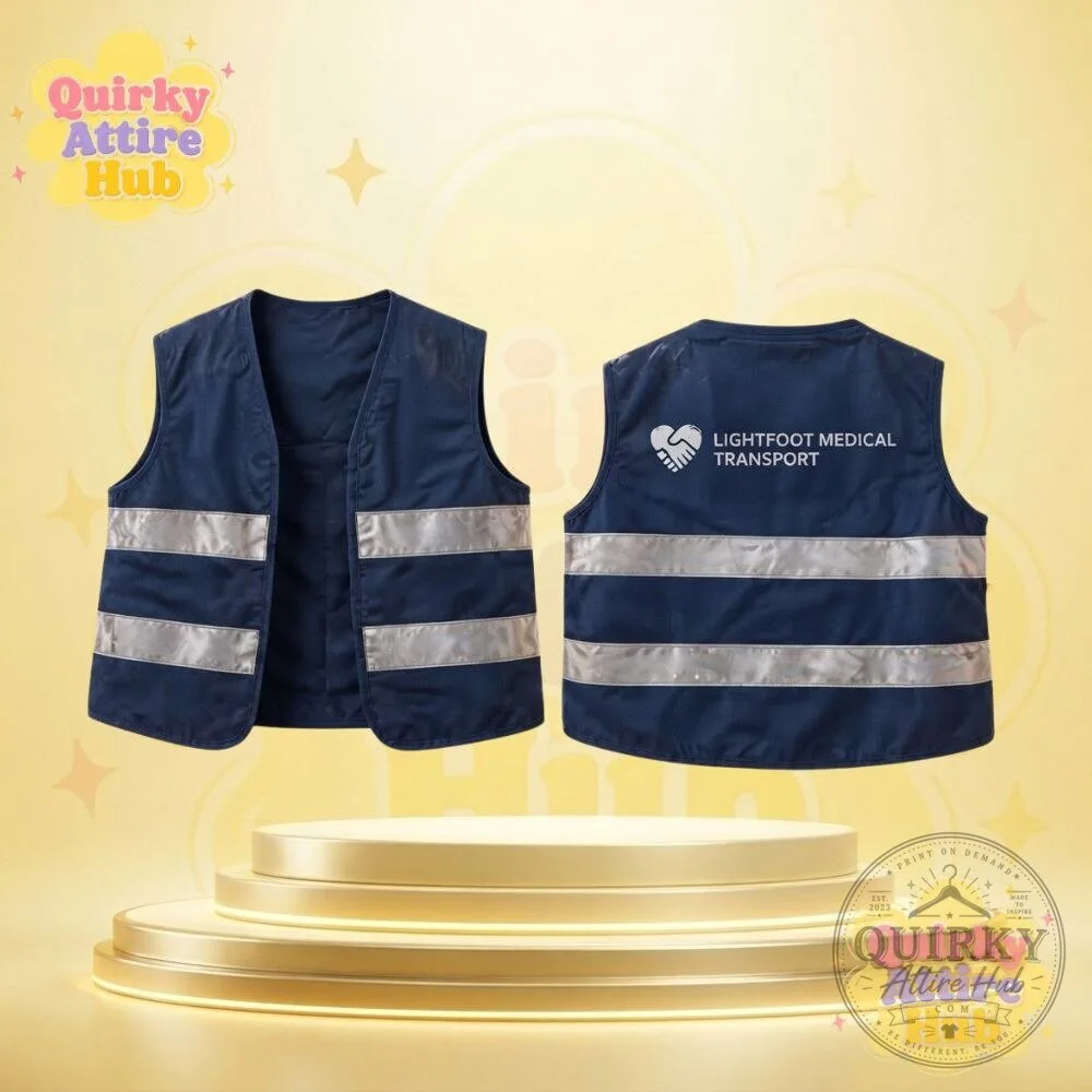 Resident Evil RPD Lightfoot Medical Transport Vest Dark Blue Reflective Utility Vest