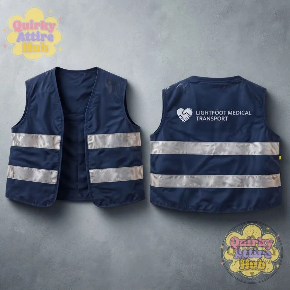 Resident Evil RPD Lightfoot Medical Transport Vest Dark Blue Reflective Utility Vest 11 Resident Evil RPD Lightfoot Medical Transport Vest Dark Blue Reflective Utility Vest